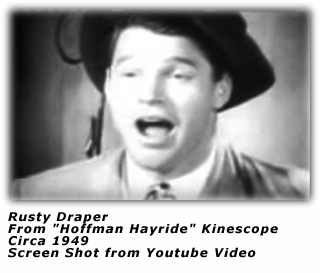 Rusty Draper - Hoffman Hayride video 1949