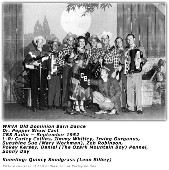 Old Dominion Barn Dance - 1952 - Dr. Pepper Show Cast