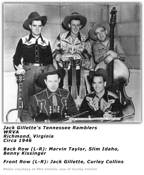 Jack Gillette's Tennessee Ramblers circa 1946