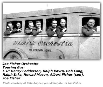 Joe Fisher Orchestra Touring Bus