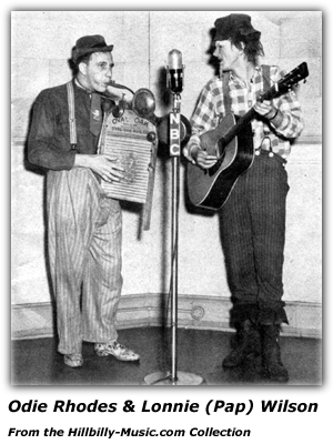 Portrait - Odie Rhodes and Lonnie Pap Wilson - Circa 1940's