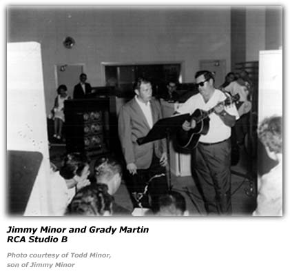 Jimmy Minor RCA Studio B with Grady Martin