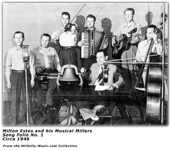 Milton Estes and His Musical Millers - Song Folio - Circa 1946