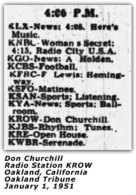 Don Churchill - KROW