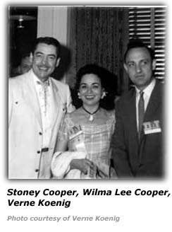 Verne Koenig with Stoney and Wilma Lee Cooper
