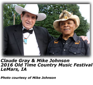 Claude Gray - Mike Johnson - 2016 Old Time Country Music Festival - LeMars, IA - 2016