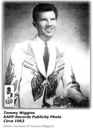 Tommy Wiggins - KAPP Records Publicity Photo - 1963