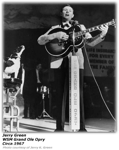 Jerry Green - Grand Ole Opry 1967