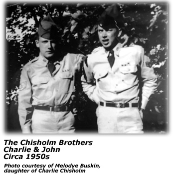 Chisholm Brothers - in uniform - 1950s