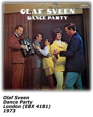 Album Cover - Dance Party - Olaf Sveen - London EBX 4181 - 1973