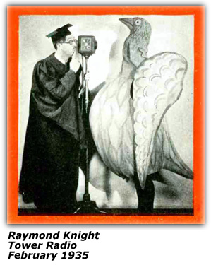 Photo - Raymond Knight and Feathered Friend - February 1935