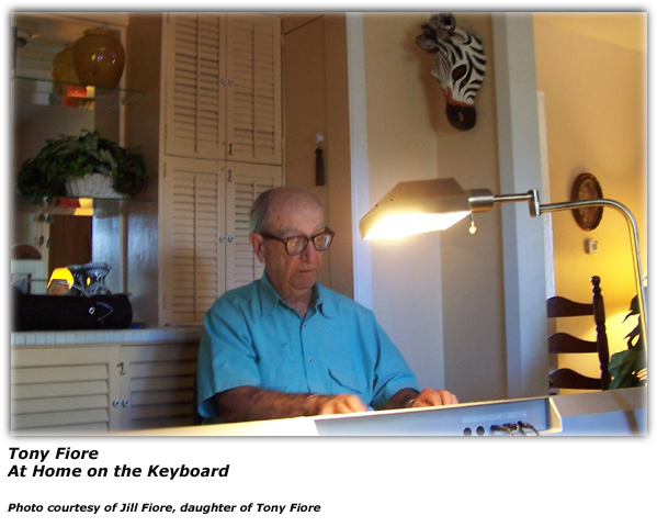 Tony Fiore - At Home - on keyboard - retired