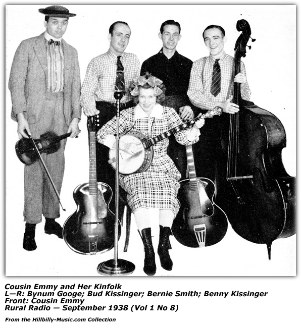 Promo Ad - Brownstown IN - Majestic Theatre - Cousin Emmy and Her Kinfolk - Yodeling Kissinger Brothers - August 1938
