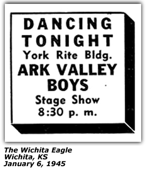 Promo Ad - KFH Barn Dance Frolic - 1945