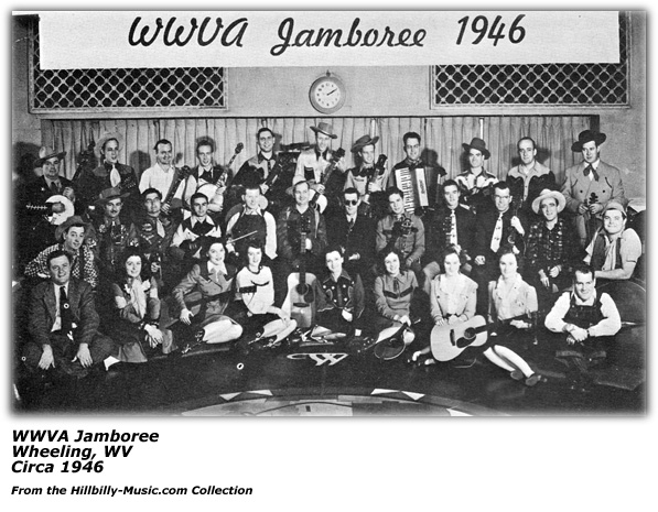 WWVA Jamboree Cast Photo - Wheeling, WV - July 1945