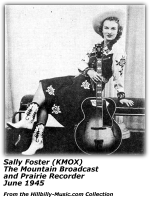 Sally Foster - KMOX - June 1945