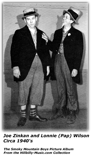 Portrait - Joe Zinkan and Lonnie Pap Wilson - Circa 1940's