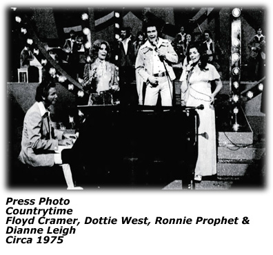 Countrytime - Floyd Cramer Dottie West Ronnie Prophet Dianne Leigh - 1975