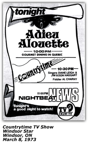 Countrytime TV Show ad - Windsor Star - March 73