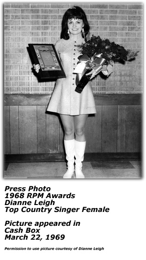 Dianne Leigh - Press Photo - 1969