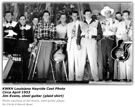 KWKH Louisiana Hayride Cast - 1953 - Jim Evans