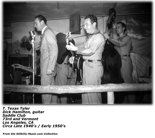 T. Texas Tyler; Dick Hamilton; Saddle Club; Los Angeles, CA