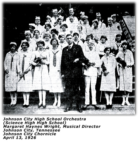 Johnson City High School Orchestra 1926