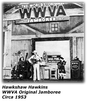Hawkshaw Hawkins On Stage - WWVA Original Jamboree - 1953