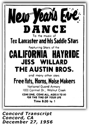 Promo Ad - Dance at Armory - Brusoe's Orchestra - January 1926