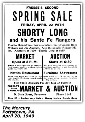 Freese Ad Shorty Long April 20 1949