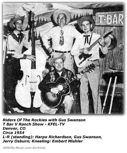 Riders of the Rockies; Harpo Richardson; Gus Swanson; Jerry Osburn; Embert Mishler