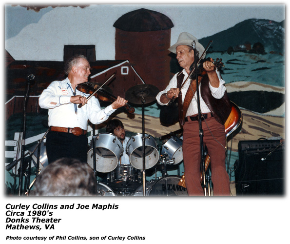 Curley Collins and Joe Maphis - Donks Theater - Mathews, VA - Circa 1980's