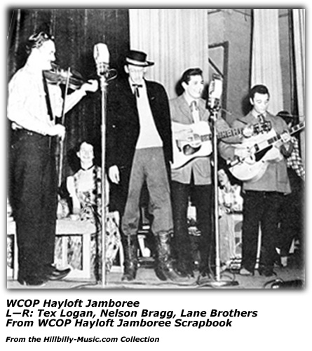 WCOP Hayloft Jamboree - Tex Logan - Nelson Bragg - Lane Brothers