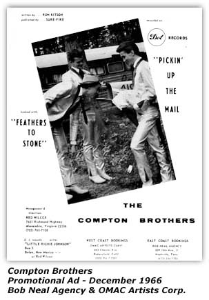 Compton Brothers Ad - 1966