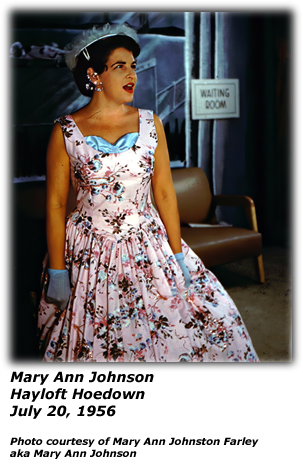 Mary Ann Johnson - Remember Me - Hayloft Hoedown - July 20 1956