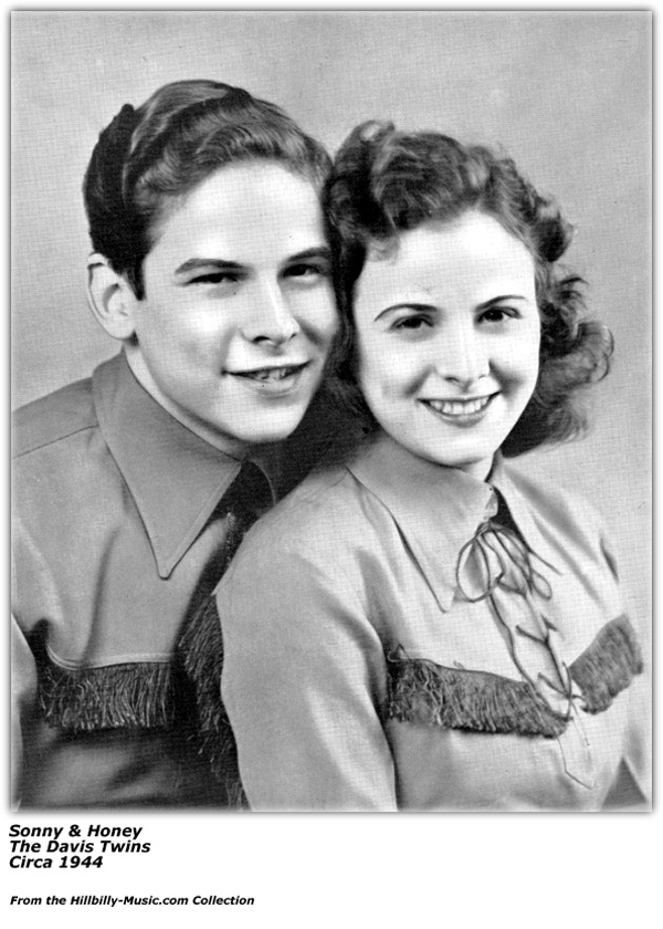 Sonny and Honey, The Davis Twins Circa 1944