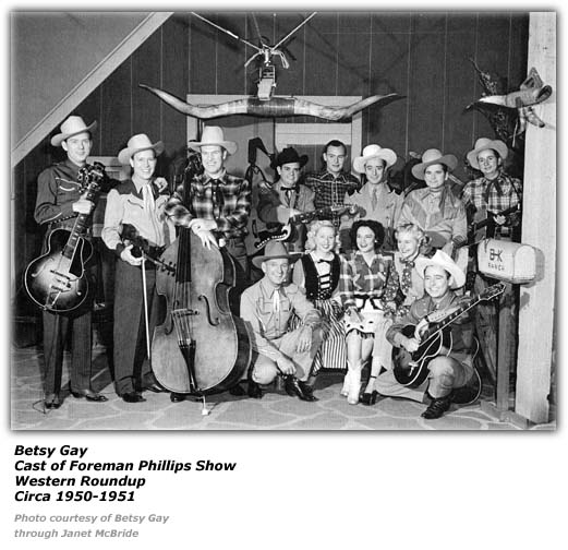 Betsy Gay - Foreman Phillips Western Roundup 1950