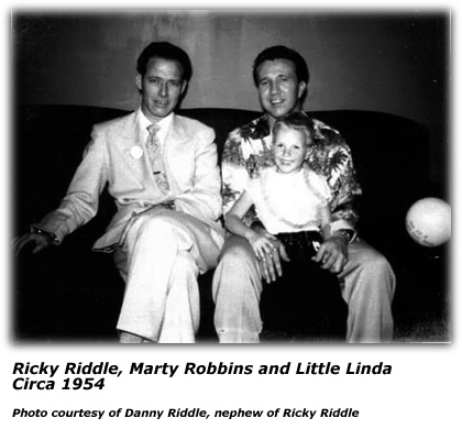 Ricky Riddle and Marty Robbins - 1954