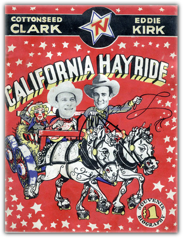 California Hayride Program Cover