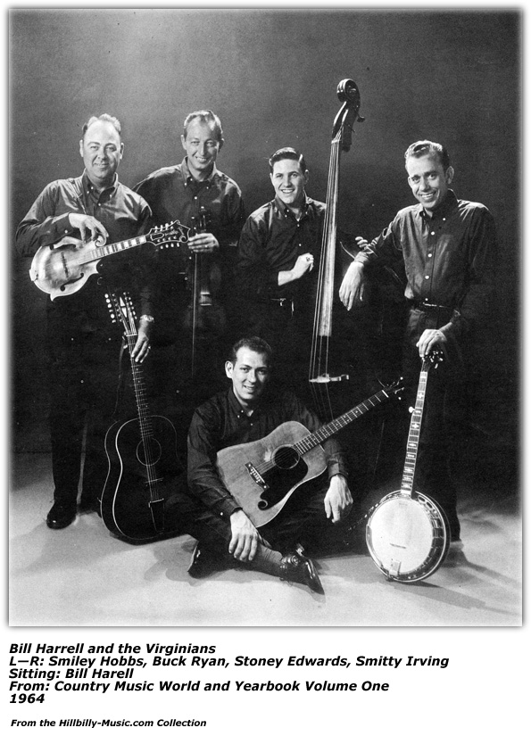 Bill Harrell and the Virginians - Smiley Hobbs - Buck Ryan - Stoney Edwards - Smitty Irving - Bill Harrell - 1964