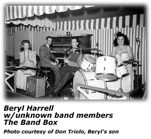 Beryl Harrell unknown band members - the Band Box