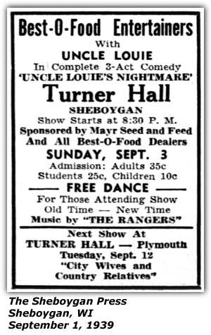 Promo Ad - Mary Lou Turner - Idlewild Park - 1966