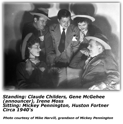Photo - Mickey Pennington, Houston Fortner, Claude Childers, Mack McGehee, Irene Moss