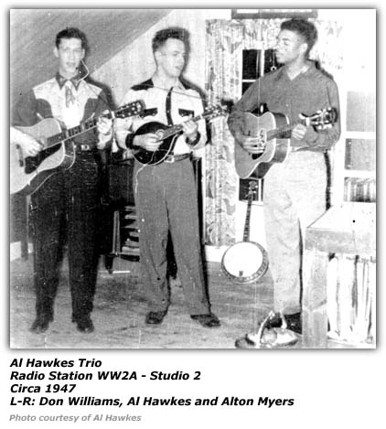 Al Hawkes Trio - WW2A - 1947