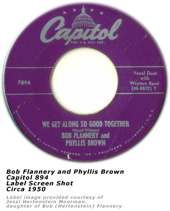 Bob Flannery and Phyllis Brown - 45