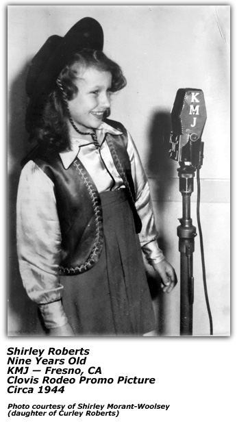Shirley Roberts at KMJ 1944