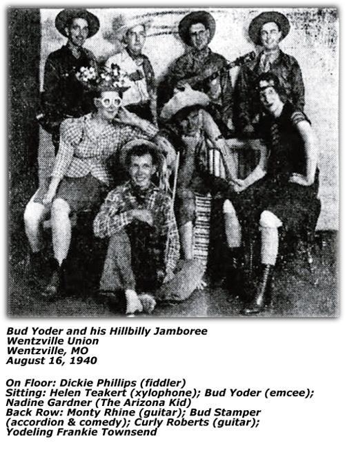 Bud Yoder's Hillbilly Jamboree - August 1940