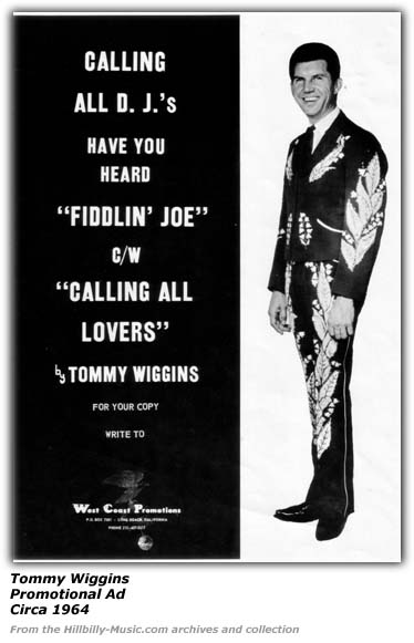 Tommy Wiggins - Ad - 1964