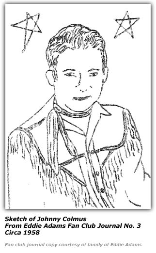 Sketch of Johnny Colmus