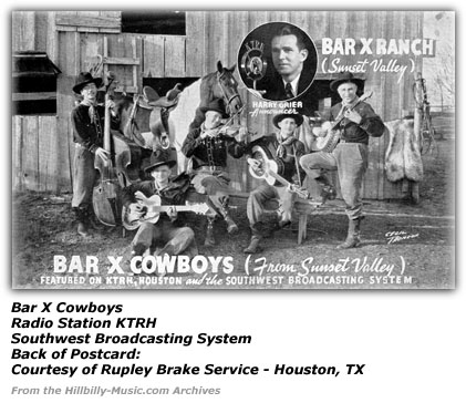 Bar X Cowboys - KTRH